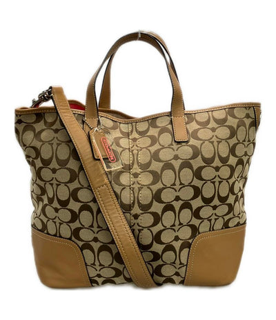 コーチ トートバッグ ショルダーバッグ 2WAY 肩掛け シグネチャー F28981 レディース COACH