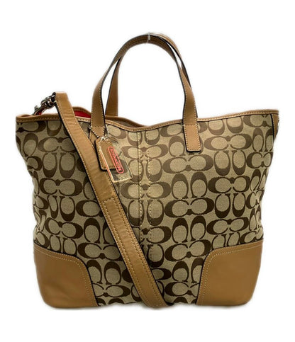コーチ トートバッグ ショルダーバッグ 2WAY 肩掛け シグネチャー F28981 レディース COACH
