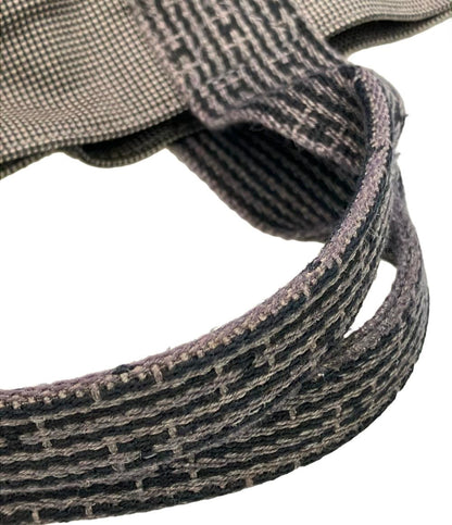 エルメス トートバッグ シルバー金具 エールラインMM ナイロンキャンバス レディース HERMES