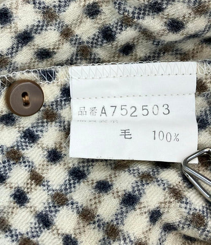 アクアスキュータム 長袖シャツ チェック柄 レディース SIZE 9 (M) Aquascutum