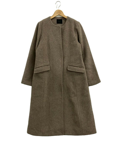 ケイ・ビイ・エフ ノーカラーコート ファーティペット付き KB97-27S050 レディース SIZE ONE (M) KBF