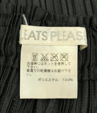 PLEATS PLEASE レイヤードスリットワイドプリーツパンツ レディース SIZE 02 プリーツプリーズ