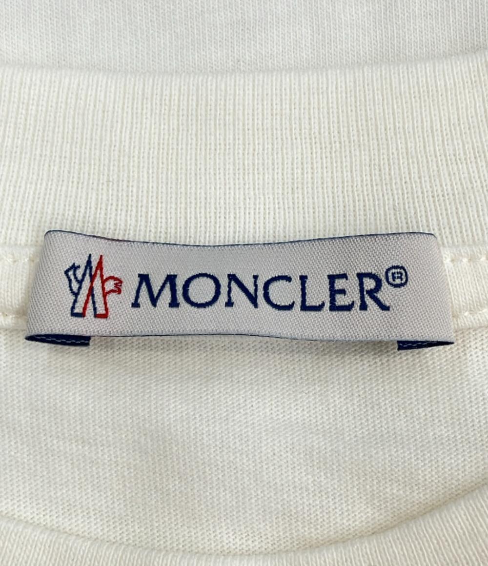 美品 MONCLER 裾フリル半袖Tシャツ レディース SIZE XS モンクレール