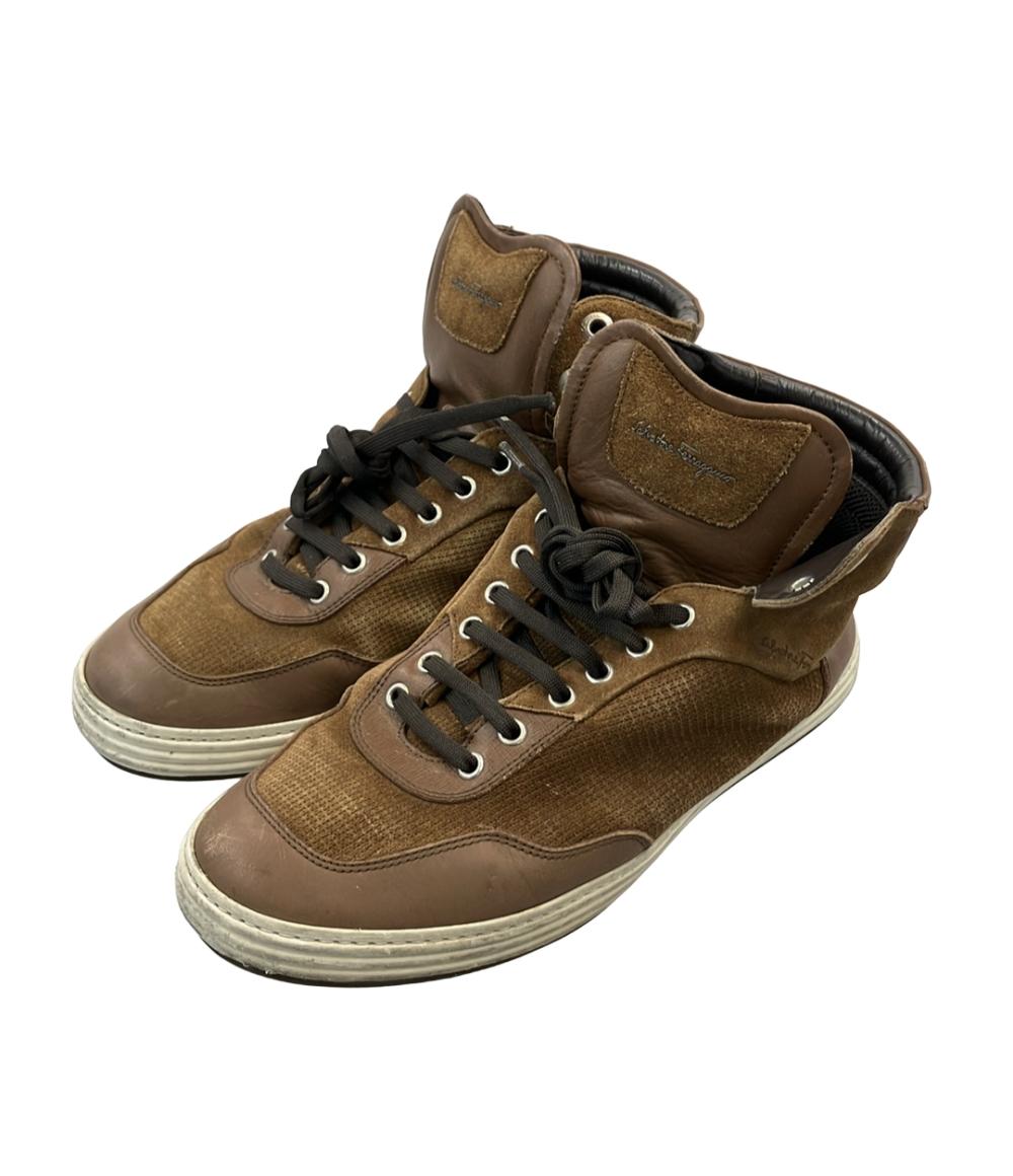 Salvatore Ferragamo ハイカットスニーカー メンズ SIZE 8 EEE サルヴァトーレフェラガモ