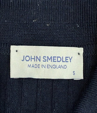 JOHN SMEDLEY 長袖 リブニットシャツ レディース SIZE S ジョンスメドレー
