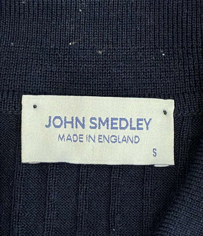 JOHN SMEDLEY 長袖 リブニットシャツ レディース SIZE S ジョンスメドレー