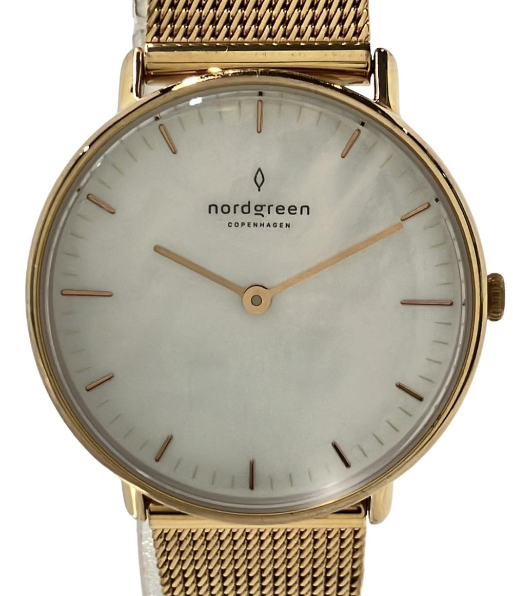 ノードグリーン 腕時計 クオーツ シェル レディース nordgreen