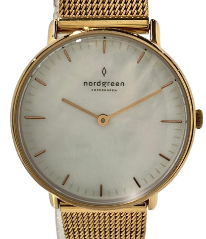 ノードグリーン 腕時計 クオーツ シェル レディース nordgreen