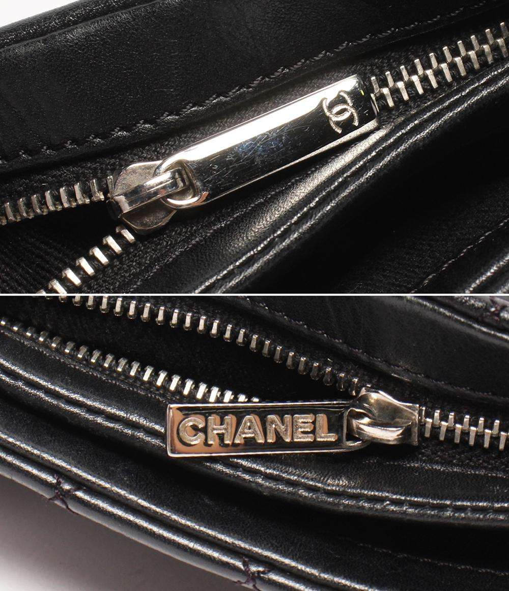 美品 シャネル ポシェット ショルダーバッグ 斜め掛け ココボタン マトラッセ レディース CHANEL