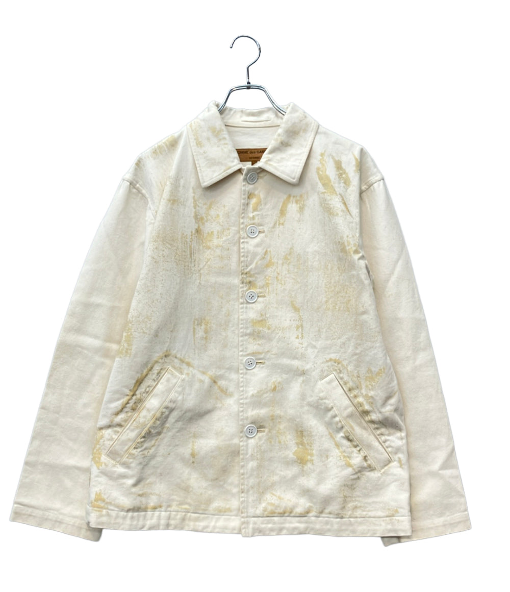 COMME des GARCONS HOMME ジャケット ペイント加工 HG-J071 メンズ SIZE M コムデギャルソンオム