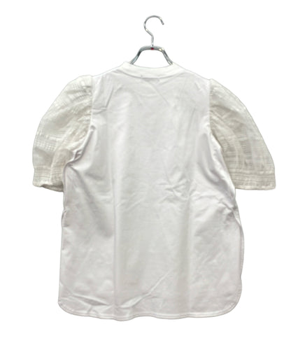 Drawer 袖切り替え半袖Tシャツ 6517-299-0667 レディース ドゥロワー