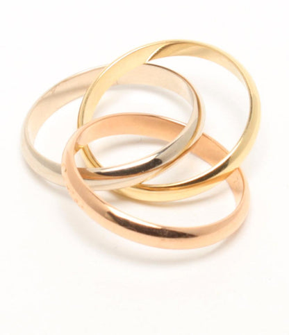 美品 Cartier リング 指輪 K18 トリニティ 3連 レディース SIZE 20号 カルティエ