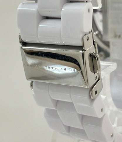 MARC BY MARC JACOBS 腕時計 クオーツ ホワイト MBM4571 メンズ マークバイマークジェイコブス