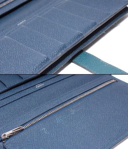 HERMES 長財布 D刻印 シルバー金具 ベアンスフレ レディース メンズ エルメス