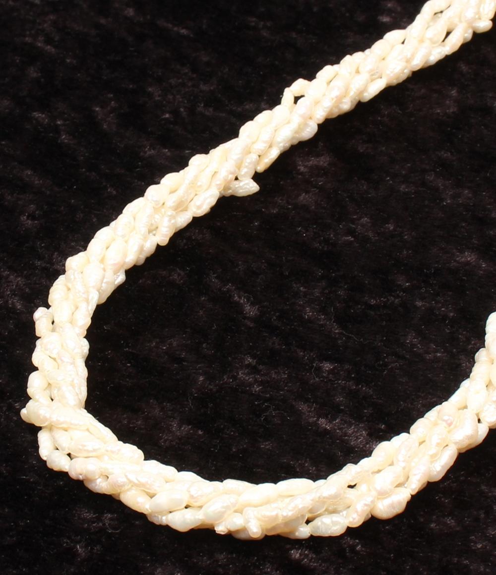 ネックレス 淡水パール レディース