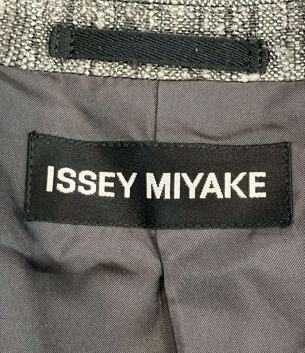 ISSEY MIYAKE MEN シルクツイード テーラードジャケット メンズ SIZE 2 イッセイミヤケ メン