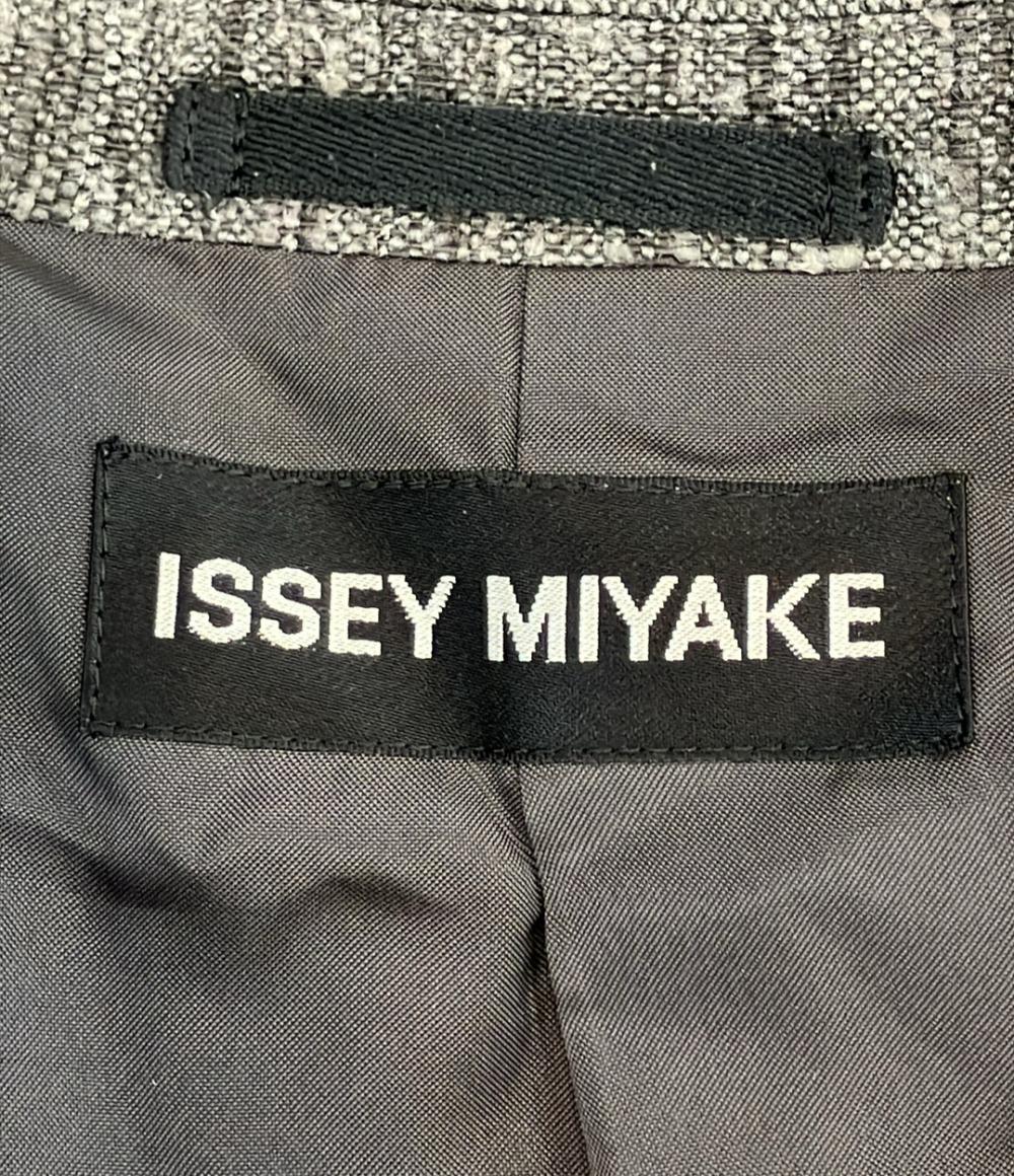 ISSEY MIYAKE MEN シルクツイード テーラードジャケット メンズ SIZE 2 イッセイミヤケ メン