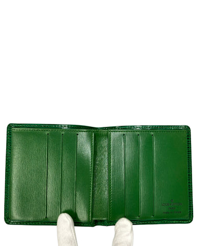 LOUIS VUITTON 二つ折り財布 レザー ポルトビエ 6カルトクレディ エピ M63314 メンズ ルイ・ヴィトン