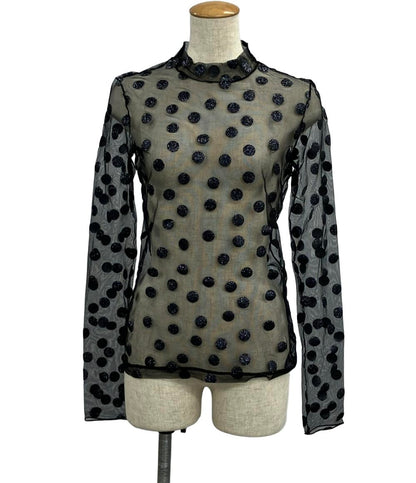 美品 ニナリッチ ポルカドットブラウス レディース SIZE M (M) NINA RICCI