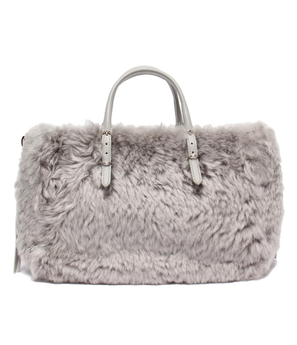 Balenciaga 2wyハンドバッグ ショルダーバッグ 斜め掛け ムートン ファー ペーパー レディース バレンシアガ