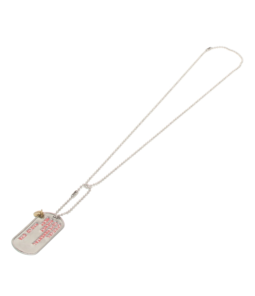 美品 VIVIFY RADIO EVA ネックレス エヴァンゲリオン NERV ドッグタグ ボールチェーン ユニセックス ビビファイ