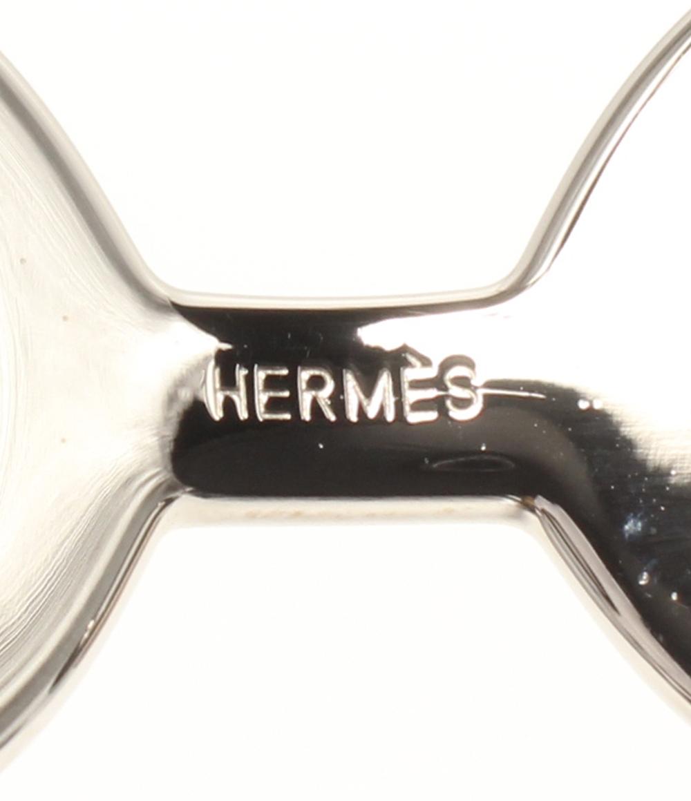 エルメス バングル パヴァーヌ シルバー金具 レザー レディース HERMES