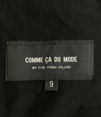 コムサ・デ・モード ノーカラージャケット ストライプ柄 レディース SIZE 9 (M) COMME CA DU MODE