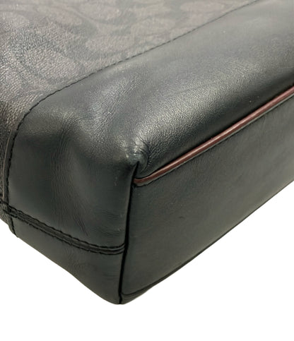 COACH 2WAY ブリーフケース ビジネスバッグ ショルダーバッグ 斜め掛け シグネチャー F77858 メンズ コーチ