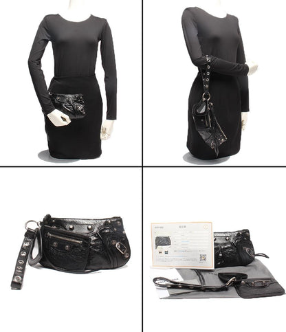 美品 バレンシアガ ミニマルチポーチ クラッチバッグ ルカゴール レディース BALENCIAGA