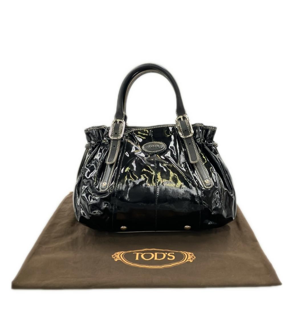 TOD'S ハンドバッグ トートバッグ エナメル Gライン レディース トッズ