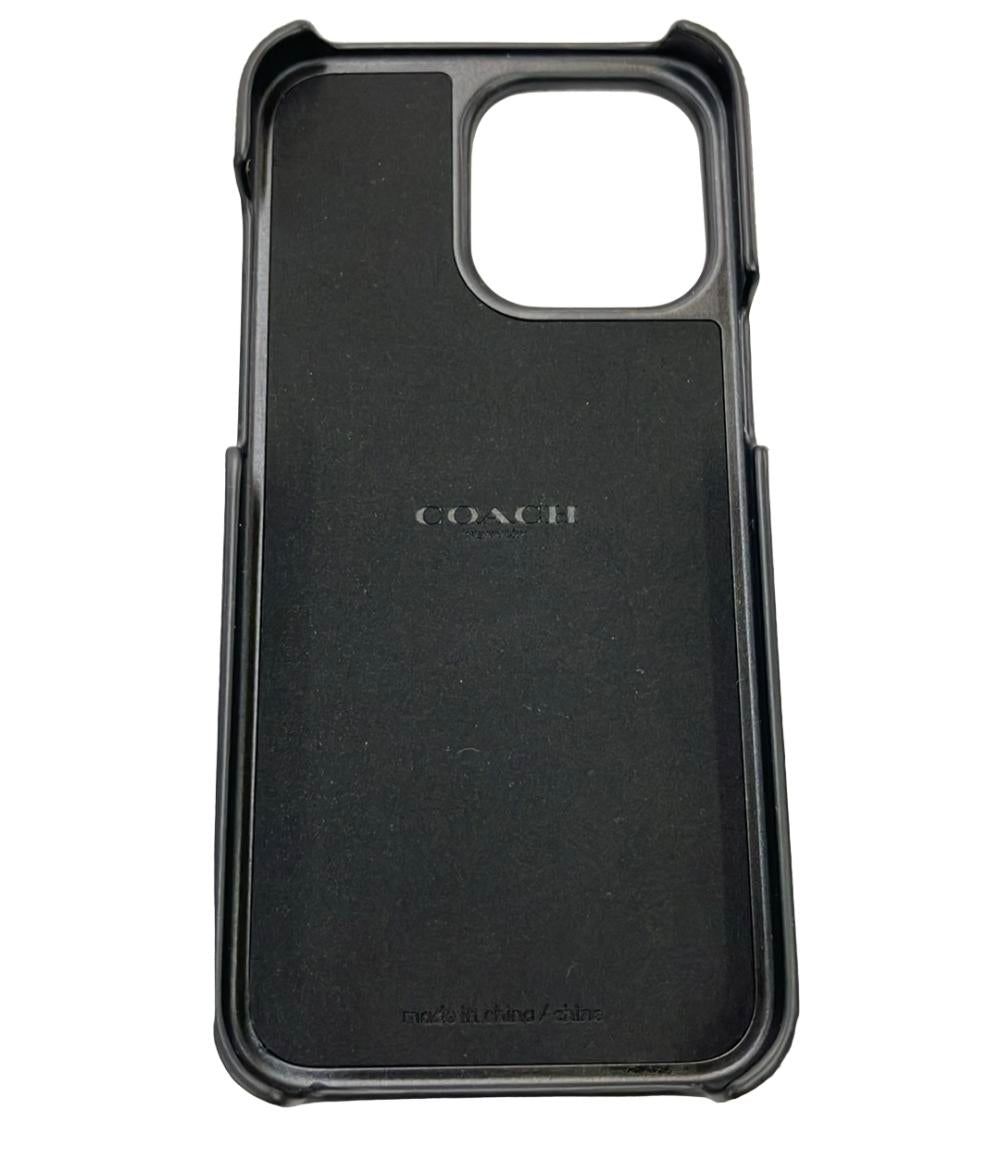 美品 COACH スマホケース iPhone 15 Pro Max 用 R23H014K ユニセックス コーチ
