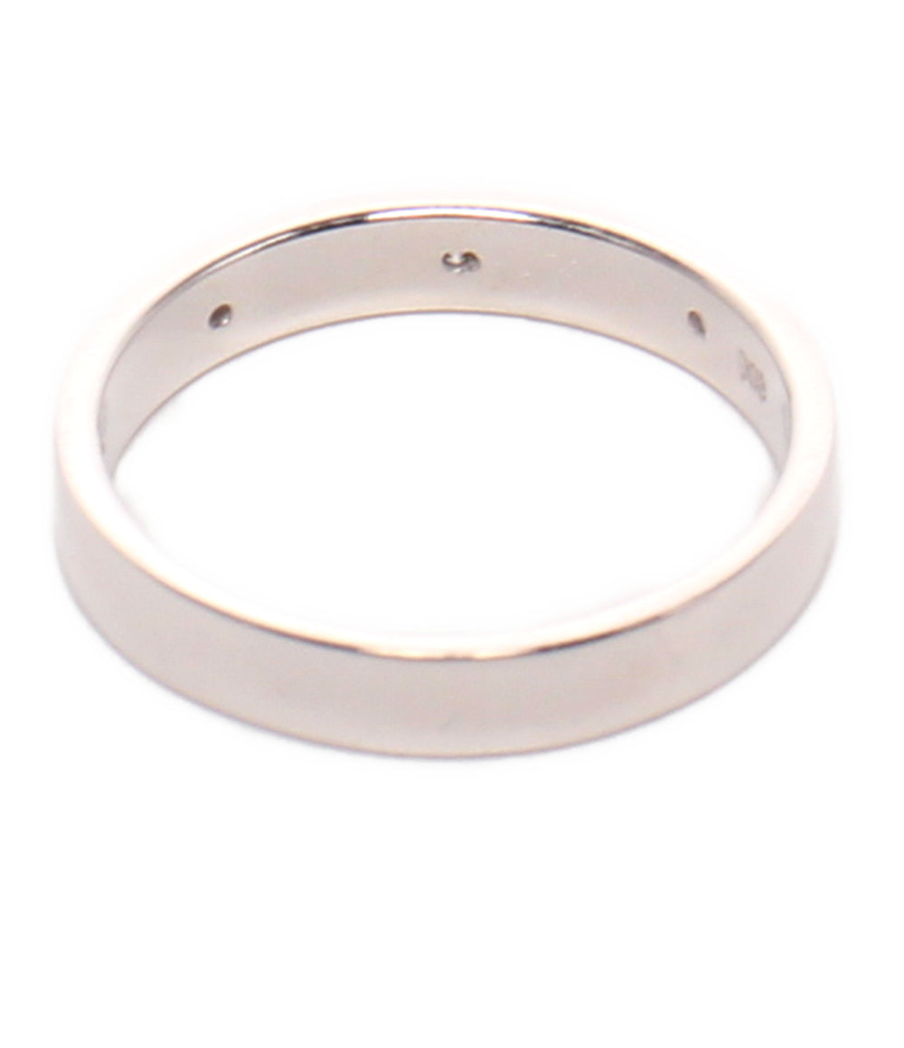 美品 STAR JEWELRY リング 指輪 K18 ダイヤ 0.05ct レディース SIZE 9号 スタージュエリー