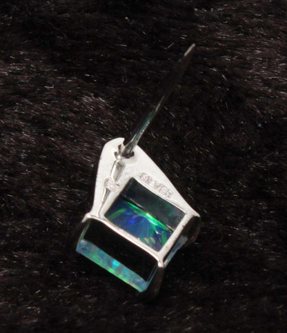 美品 クレサンベール タイピン SV クリエイテッドオパール メンズ CRESCENT VERT