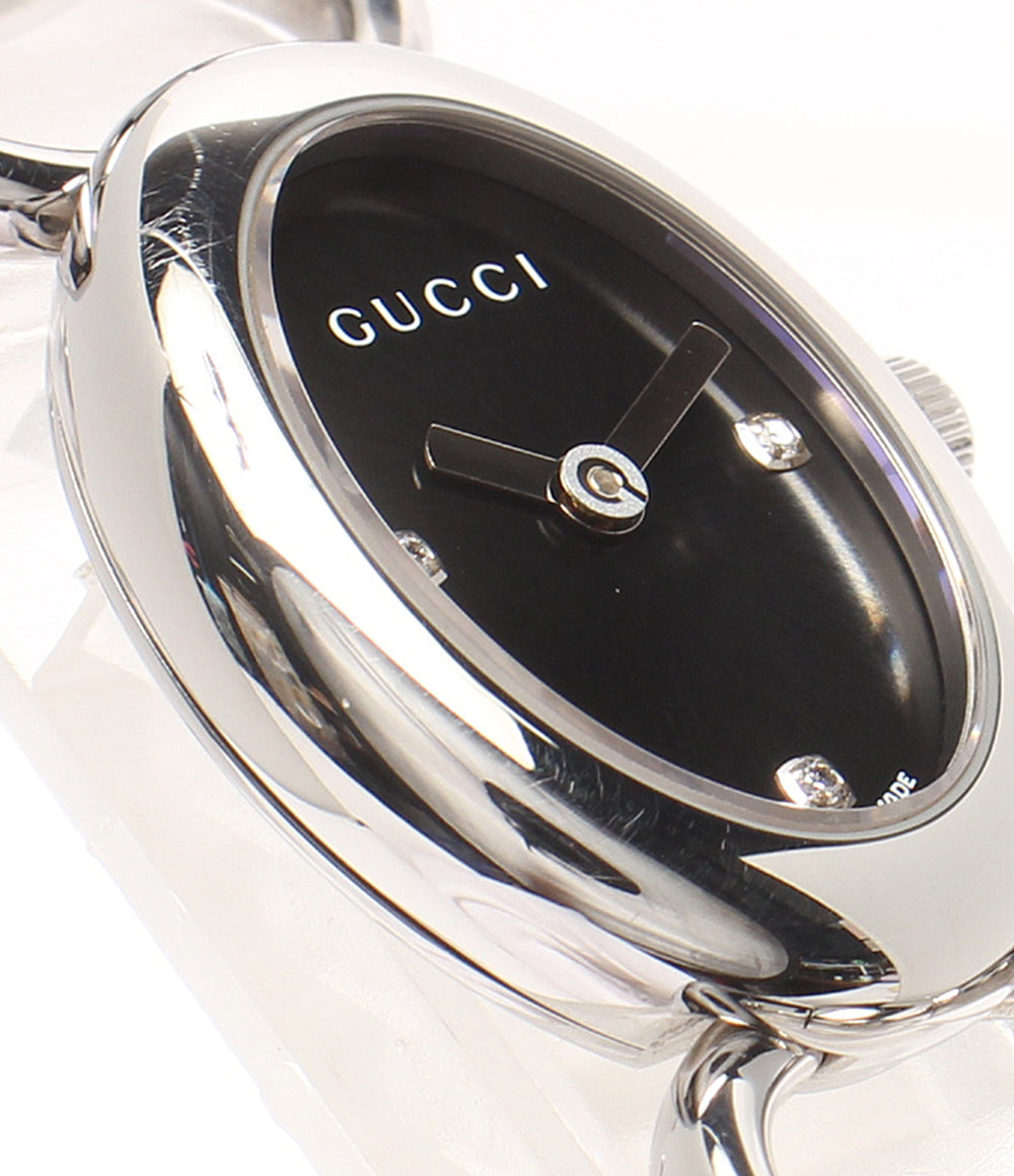 GUCCI 腕時計 トルナヴォーニ クオーツ ブラック 118 レディース グッチ