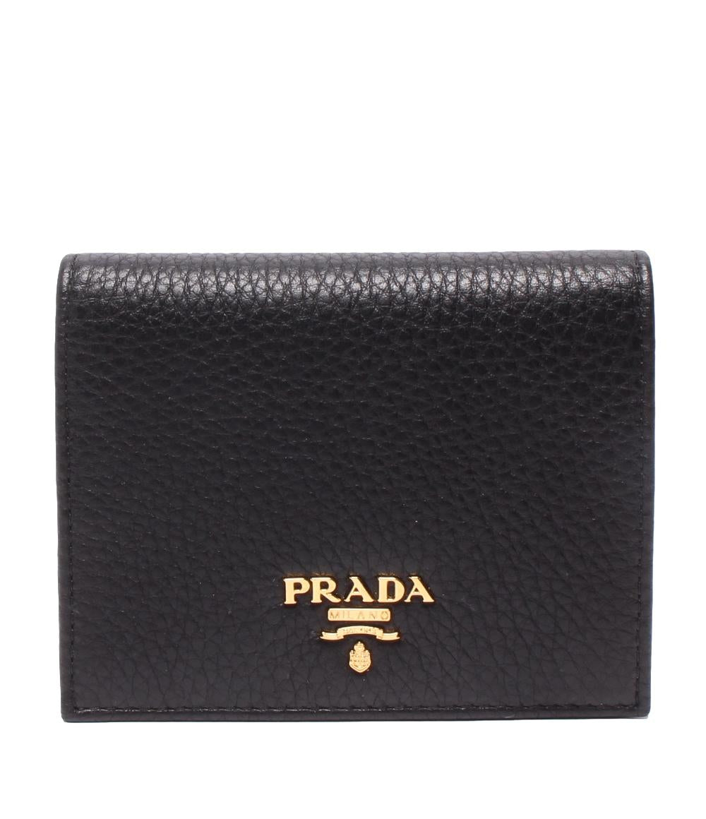 美品 プラダ 二つ折り財布 1MV204 レディース PRADA