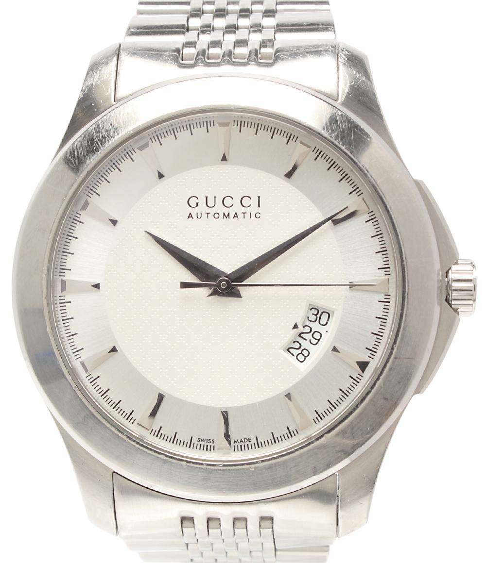 GUCCI 腕時計 Gタイムレス  G-Timeless 自動巻き シルバー 126.2 メンズ グッチ