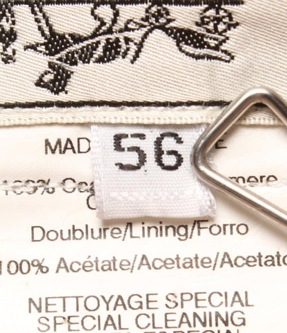 HERMES キャスケット カシミヤ100％ レディース SIZE 56 エルメス