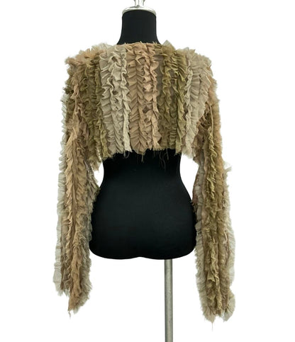 美品 カレンテージ チュールシフォンショートボレロ 25SS レディース CURRENTAGE