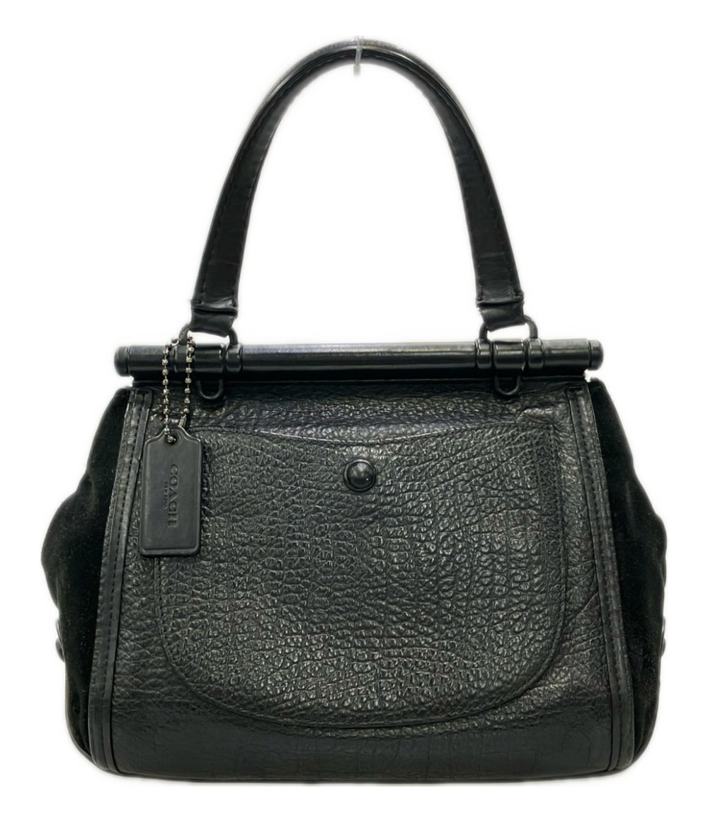 COACH　コーチ　2wayバッグ　黒 COACH（コーチ） ハンドバッグ ショルダー 2WAY レザー ロゴ 黒