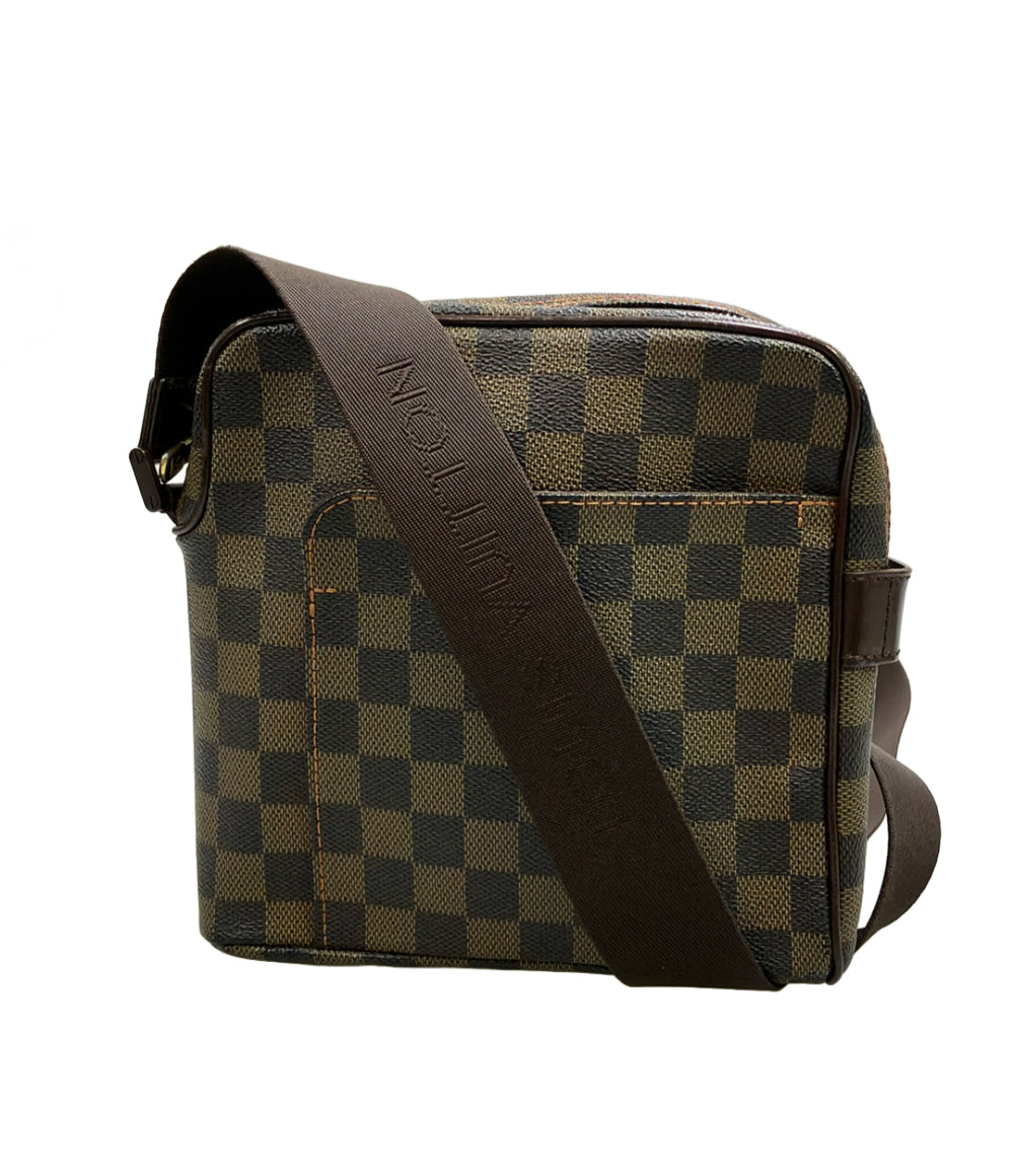 LOUIS VUITTON ショルダーバッグ 斜め掛け レザー PVC オラフPM ダミエ N41442 ユニセックス ルイ・ヴィトン