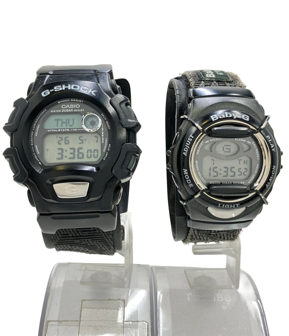 CASIO 腕時計 ペアウォッチ G-SHOCK BABY-G クオーツ LOV98B-1 メンズ