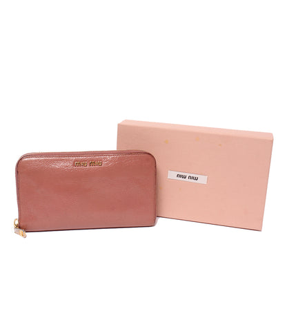 Miu Miu ラウンドファスナー長財布 5M0506 レディース ミュウ ミュウ