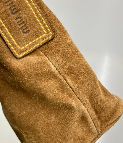 Miu Miu スエードハンドバッグ レディース ミュウ ミュウ