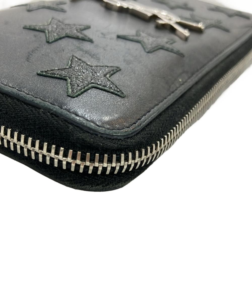 SAINT LAURENT PARIS ラウンドファスナー長財布 レディース サン