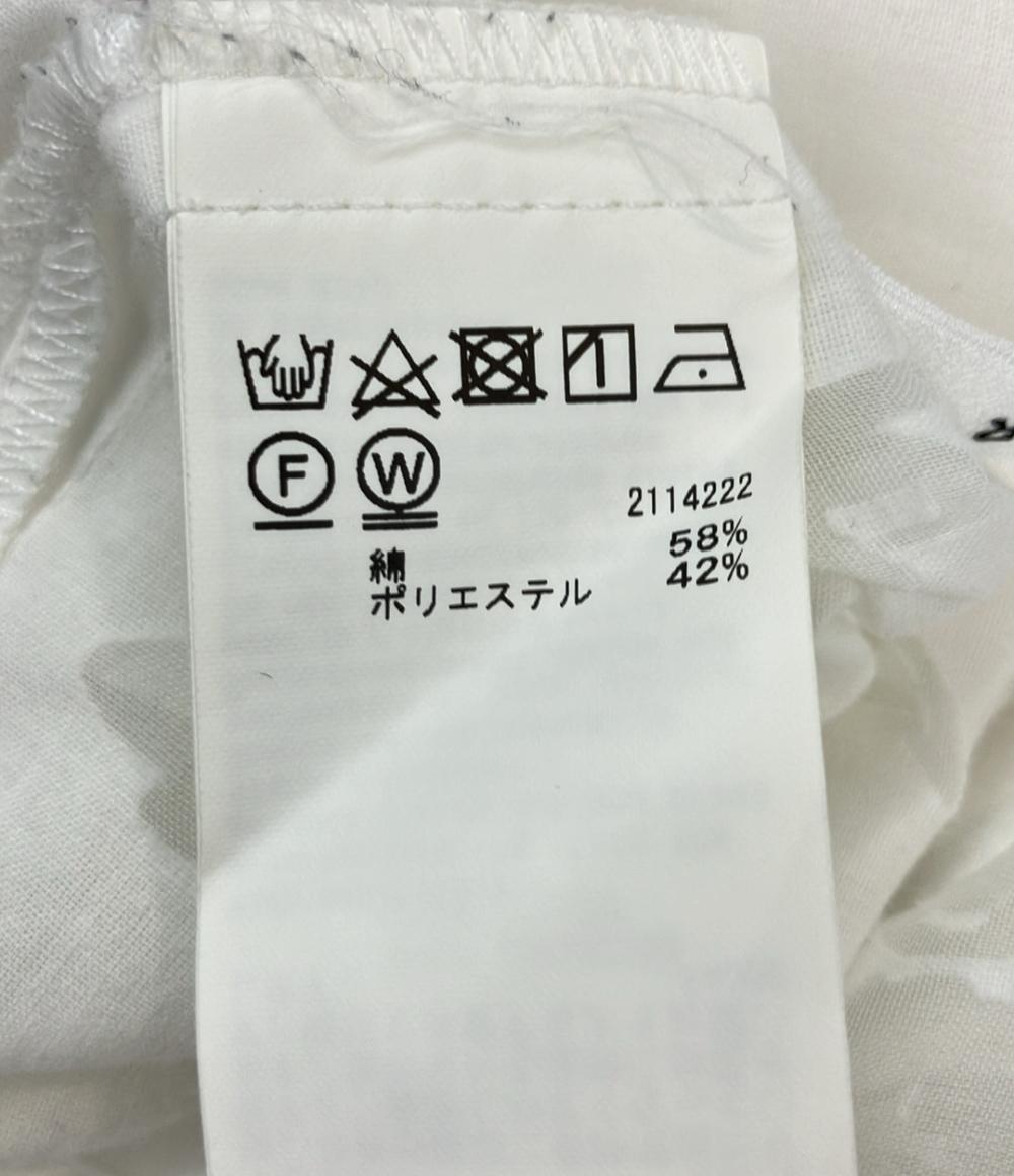 アメリ ノースリーブニット 長袖シャツ セットvest set pattern shirt 01210450030 レディース SIZE F (M) AMERI