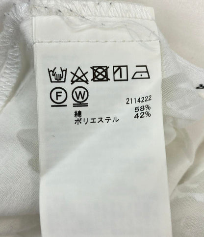 アメリ ノースリーブニット 長袖シャツ セットvest set pattern shirt 01210450030 レディース SIZE F (M) AMERI