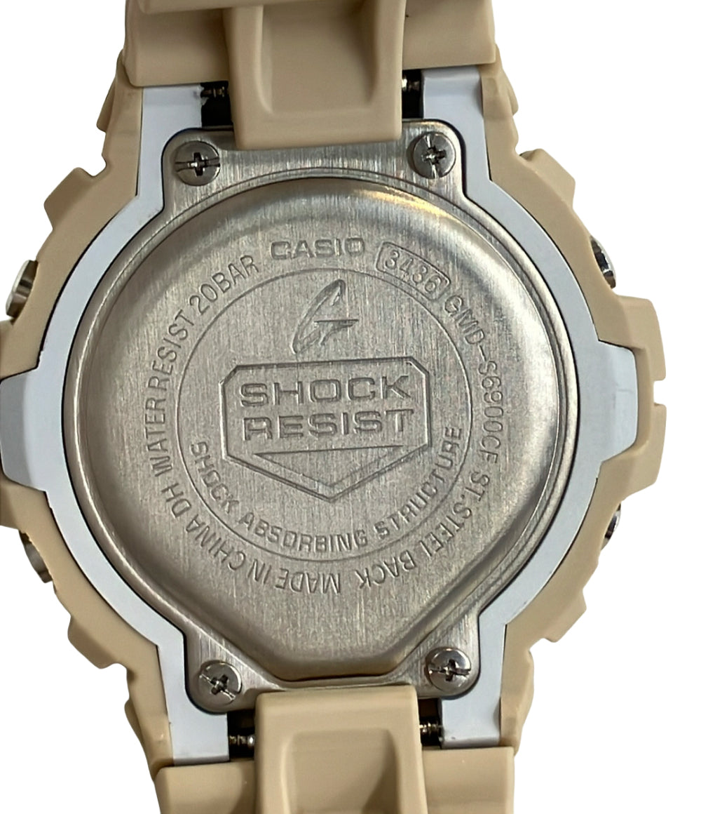 美品 CASIO 腕時計 G-SHOCK mini クオーツ GMD-S6900CF-3ER レディース メンズ カシオ