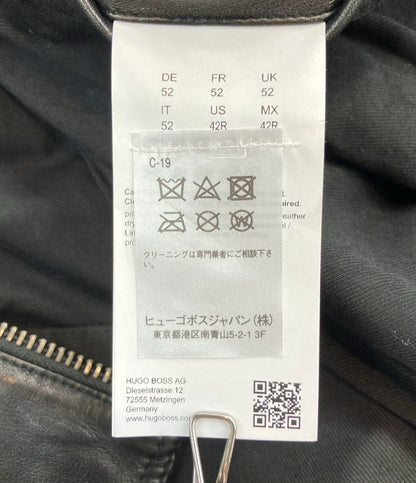 BOSS レザージャケット メンズ SIZE 52 ボス