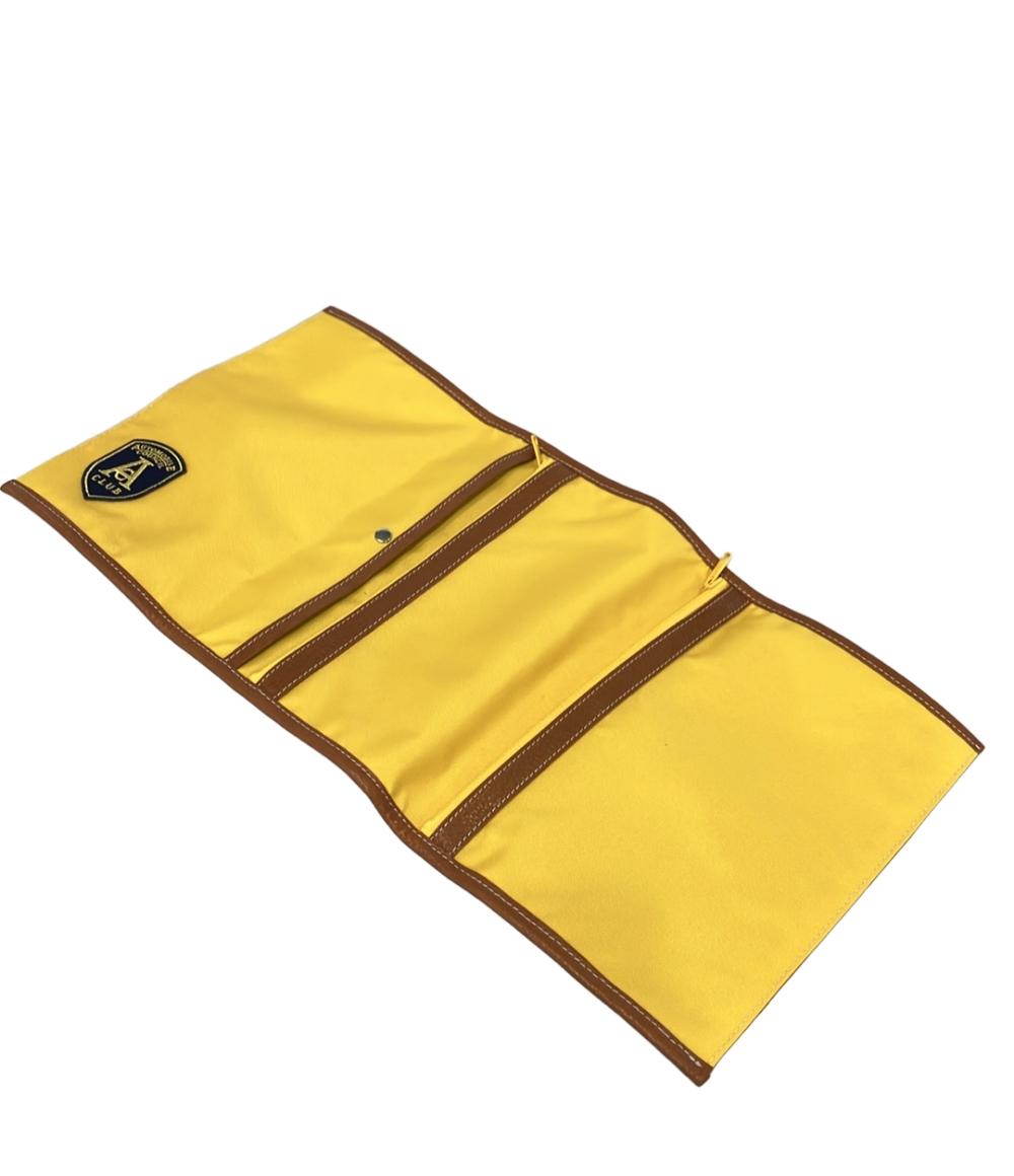 ポーチ AUTOMOBILE COUNCIL 2022 三つ折りレザーポーチ レディース