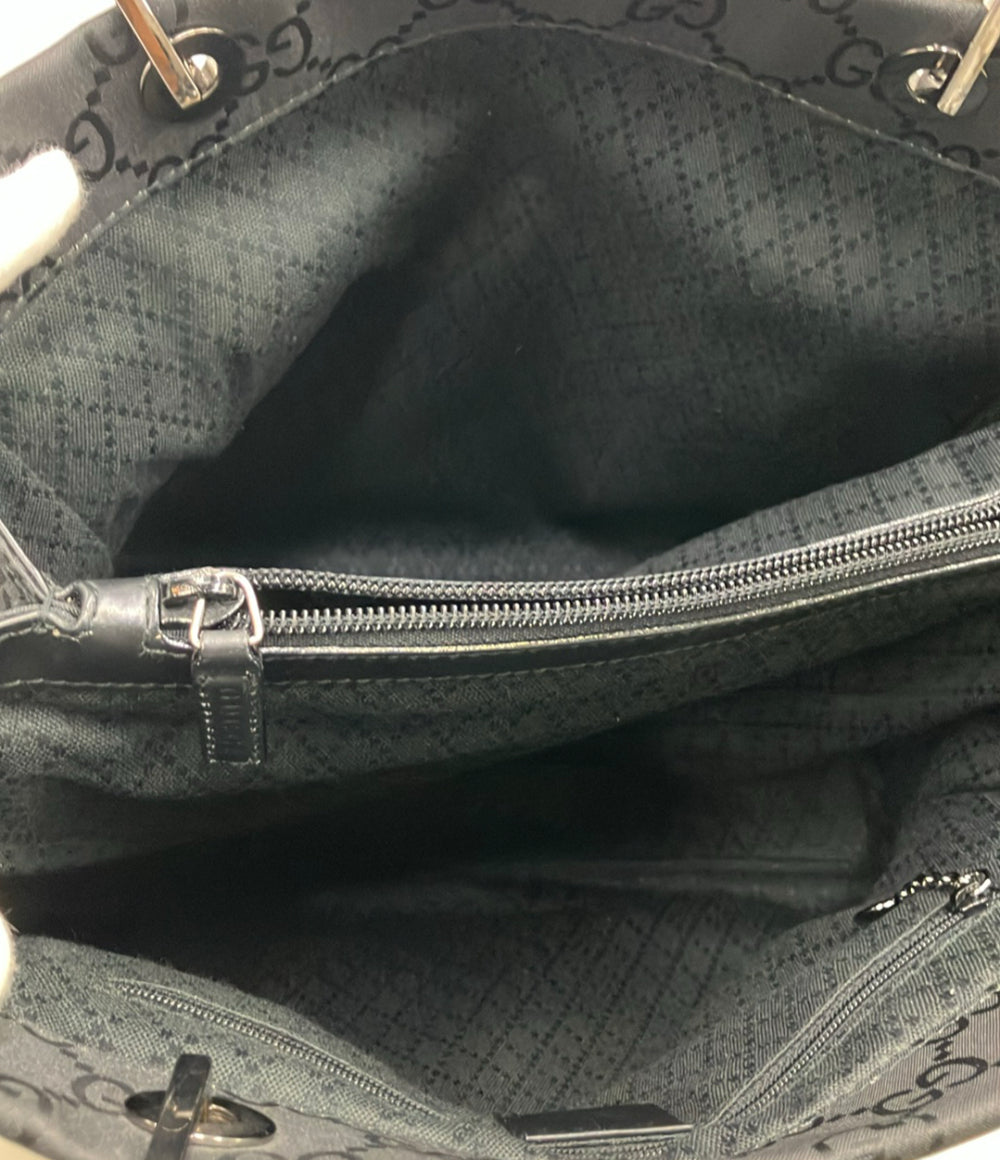 美品 GUCCI トートバッグ GG柄 バンブー 002 1010 001956 レディース グッチ